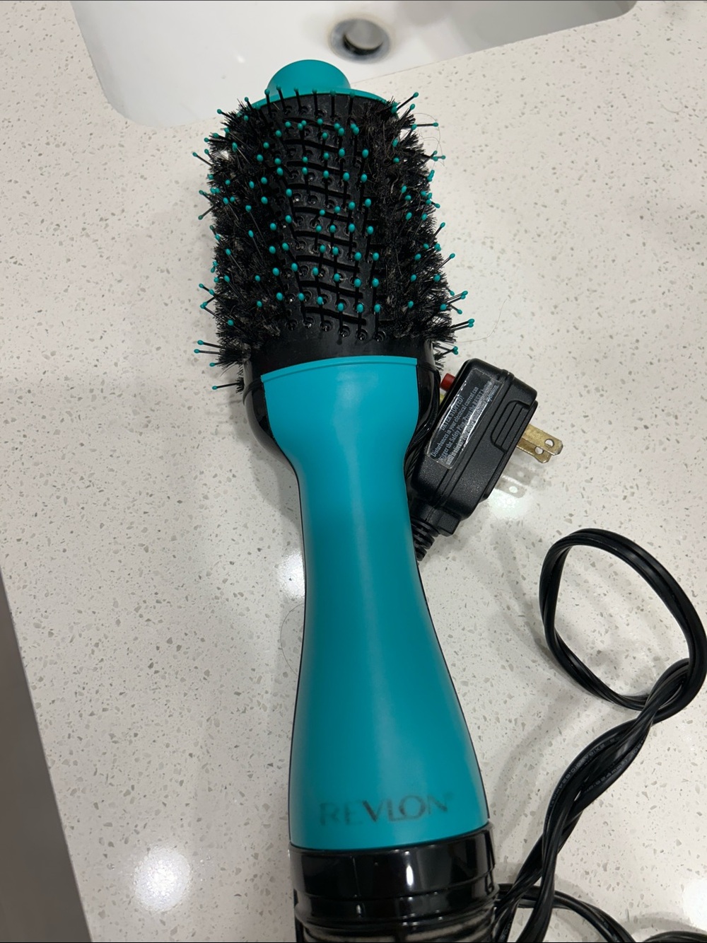 Revlon Teal Round Hot Air Brush - Volumizing Styler